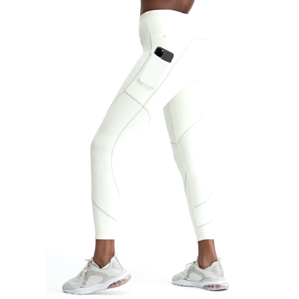 Fabletics Cold Weather Silver Reflective High-Wai… - image 5